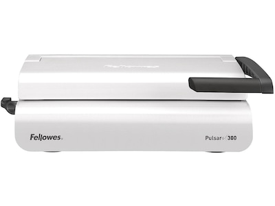 Fellowes Pulsar+ Comb Binding Machine, 300 Sheet Capacity, White/Black (5006801)