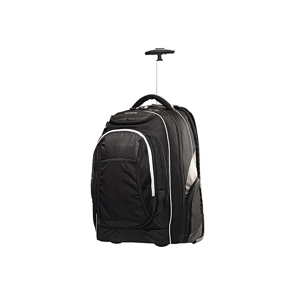 Samsonite Tectonic Black Nylon Wheeled Backpack 21