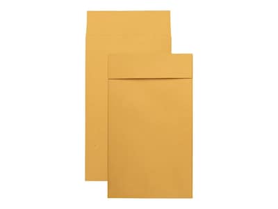 Quality Park Self Seal Kraft Catalog Envelopes, 10"L x 15"H, Kraft, 25/Pack (QUA93338)