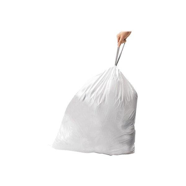 Simplehuman Code V Custom Fit Drawstring Trash Bags, 16-18 Liter