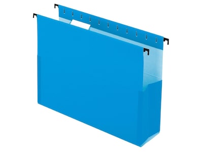 Pendaflex SureHook Hanging File Folders, 3 Expansion, Letter Size, Blue, 25/Box (PFX 59203)