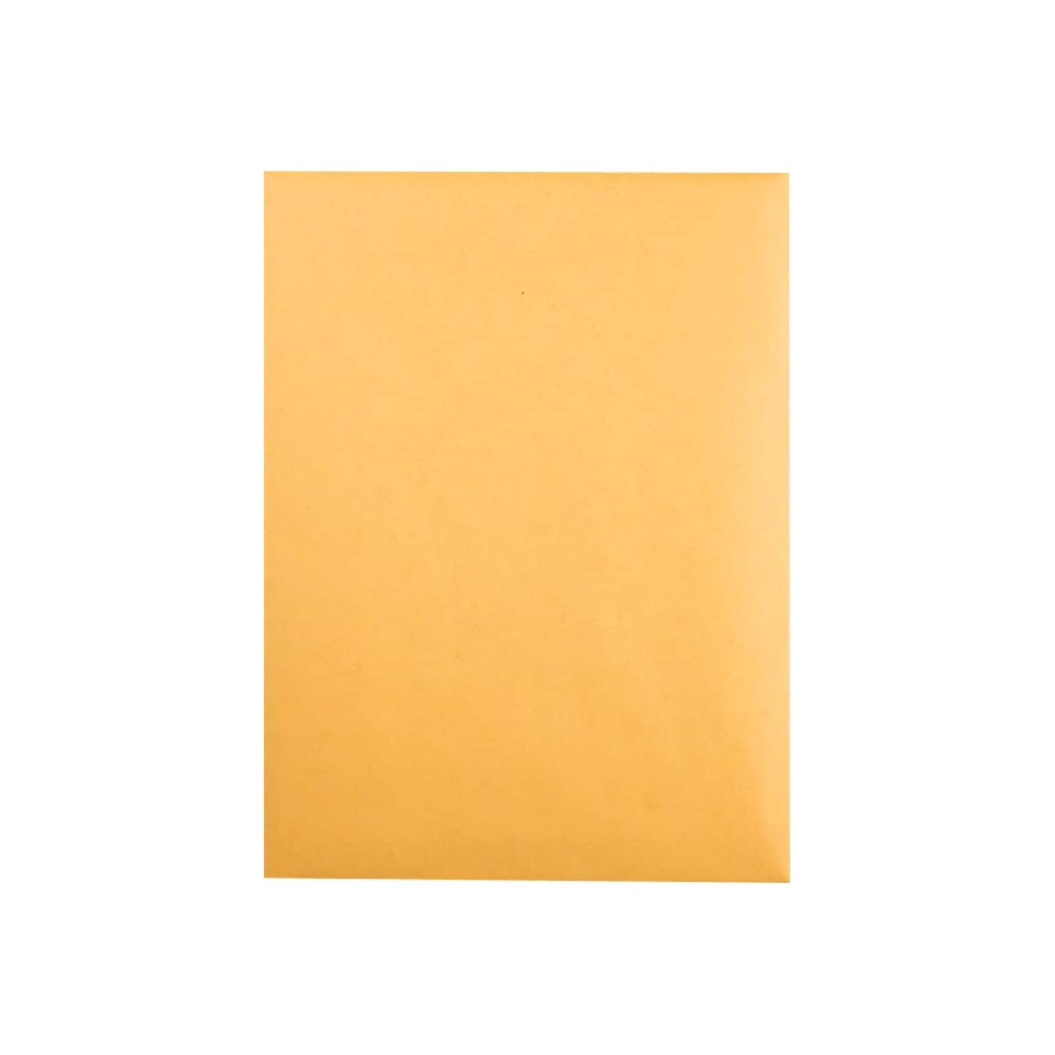 Quality Park ClearClasp Redi-Tac Kraft Catalog Envelopes, 9 x 12, Brown Kraft, 100/Box (QUA43568)