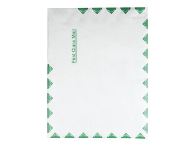 Quality Park Tyvek Survivor Self Seal Catalog Envelopes, 10L x 13H, White, 100/Box (QUAR1590)