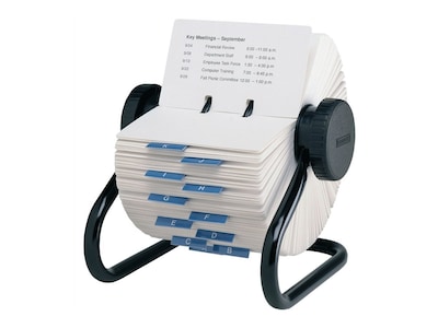 Rolodex Rotary Cards, White, 100/Pack (67558)