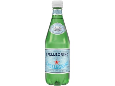 San Pellegrino® Natural Mineral Sparkling Water, 16.9 Oz., 24/Carton (12161701)