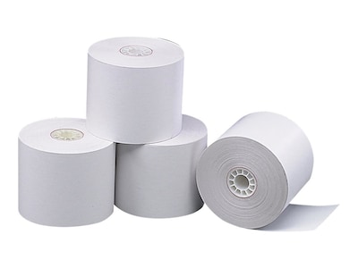 Staples® Thermal Paper Rolls, 1-Ply, 2 1/4 x 165, 3/Pack (18233)