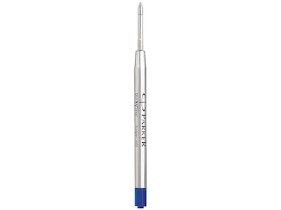 Parker Quinkflow Ballpoint Pen Refill, Medium Tip, Blue Ink (1950371)