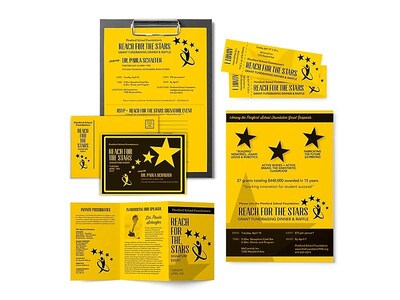Astrobrights Color Cardstock, 65 lb, 8.5 x 11, Solar Yellow, 250/Pack  (22731)