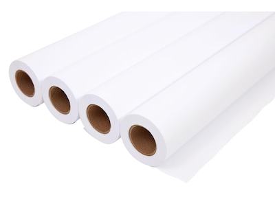 Image of Staples Wide Format CAD Bond Paper, 36 x 150, 4/Carton (26654-CC)