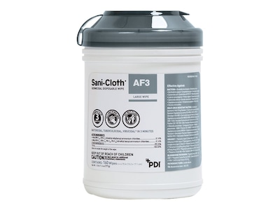 PDI Sani-Cloth AF3 Disinfecting Wipes, 160 Wipes/Container, 160/Pack (P13872)
