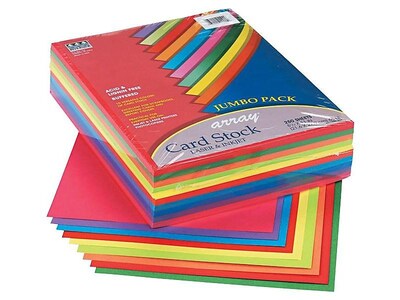 Neenah Paper 21004 Color Cardstock, 65lb, 8 1/2 x 11, Assorted, 250 Sheets