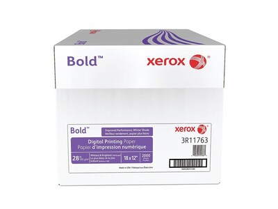 Xerox Bold Digital Printing Paper, 32 lb., 8.5 x 11, White, 4000 Sheets  (3R11764 CASE)
