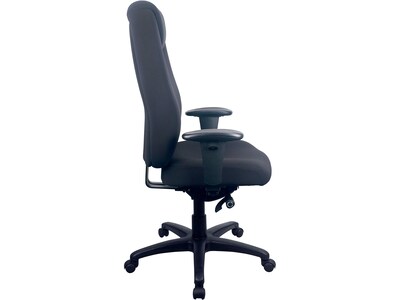 Tempur-Pedic Ergonomic Fabric Swivel Computer and Desk Chair, Black (TP6400-BLK)