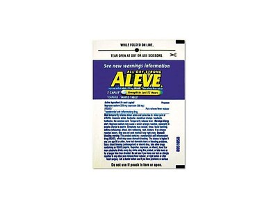 Aleve 220mg Naproxen Cets, 1/Packet, 30 Packets/Box (LIL51030)