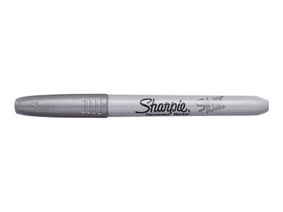 Sharpie Permanent Marker, Fine Tip, Metallic Silver, 36/Pack (9597)