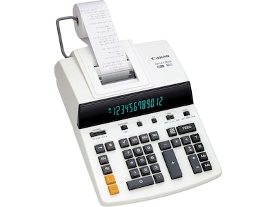 Canon CP1213DIII 9933B001 12-Digit Desktop Printing Calculator, White