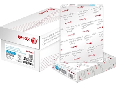 Xerox Revolution Carbonless Paper, 8.5 x 11, 20 lbs, 92 Brightness, 1250/Ream, 4 Reams/Carton (3R1