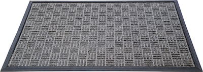 Floortex Doortex  Ribmat Heavy Duty Indoor/Outdoor Entrance Mat 36x60 Charcoal(FR490150FPRGR)