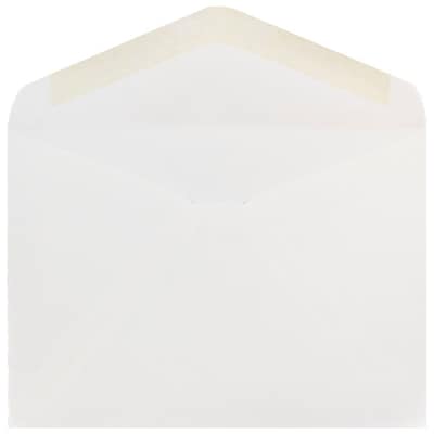 JAM Paper A7 Invitation Envelopes with V-Flap, 5.25 x 7.25, White, Bulk 500/Box (4023210c)