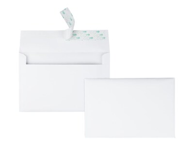 Quality Park 8.75W x 5.75H Blank Envelopes, White, 100/Box (QUA10750)