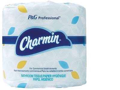 Charmin Individually Wrapped Toilet Paper, 2-Ply, 450 Sheets/Roll, 75 Rolls/Carton  | Quill.com