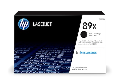 HP 89X Black High Yield Toner Cartridge, print up to 10000   pages