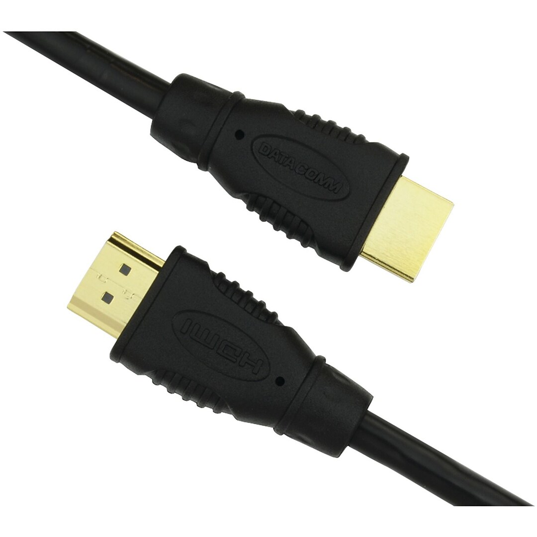 Datacomm Electronics 46-1000-bk 10.2gbps High-speed HDMI Cable (1.5ft) |  Quill.com