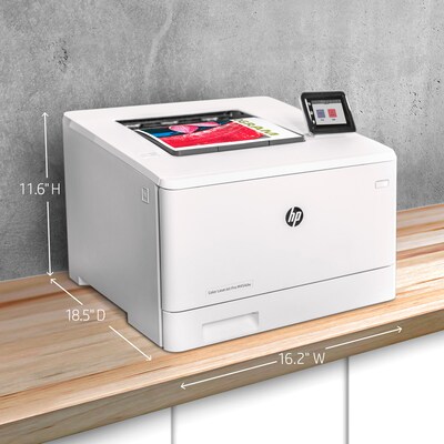 HP LaserJet Pro M454dw Printer Wireless Color Laser (W1Y45A) | Quill.com