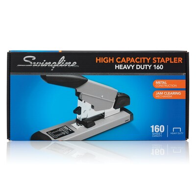 Swingline LightTouch Heavy Duty Stapler, 120 Sheets, Gray