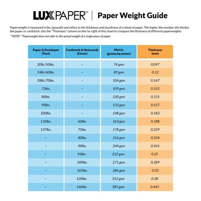 LUX 70 lb. Paper, 8.5 x 14, Grocery Bag Brown, 500 Sheets/Pack (81214-P-GB-500)