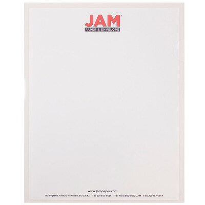 Jam Paper Plastic Sleeves 9 x 12 Assorted Colors 12/Pack 380SASST