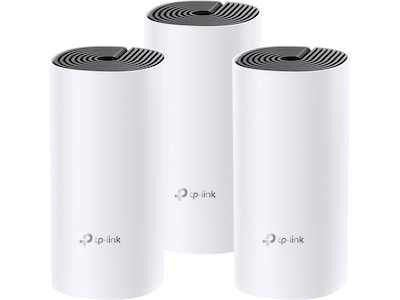 TP-LINK Deco M4 AC867 Dual Band Mesh WiFi 5 Router, White/Black, 3/Pack  (DECO M4 3/Pack) | Quill.com