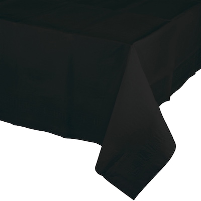 Touch of Color Paper Tablecloth, Black Velvet (710126B)