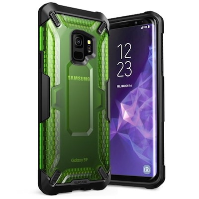 i-Blason SUPCASE Unicorn Beetle Hybrid Frost Clear/Green Case for Galaxy S9  (S-G-S9-UB-FT/GN) | Quill.com