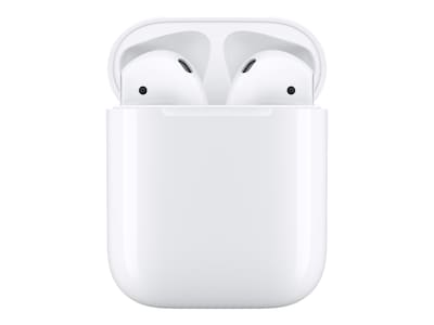 Apple AirPods (2nd Gen) Bluetooth Earbuds (MV7N2AM/A) | Quill.com