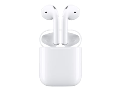 Apple AirPods (2nd Gen) Bluetooth Earbuds (MV7N2AM/A) | Quill.com