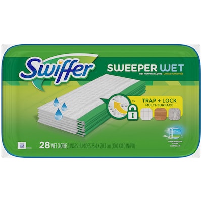 Swiffer® Sweeper® Wet Floor Mop Refills, 28 Cloths/Box (82856)