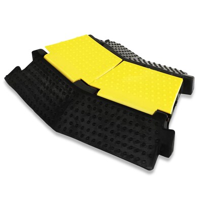 Left-Turn Cable Protective Cover Ramp, Cord/Wire Concealment Protection Track