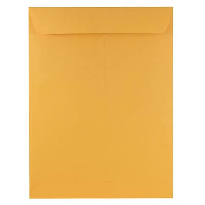 JAM Paper 9 x 12 Open End Kraft Catalog Envelopes, Brown Kraft Manila, 50/Pack (4132i)