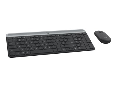 Logitech MK470 Wireless Keyboard and Mouse Combo, Black/Gray (920-009437)