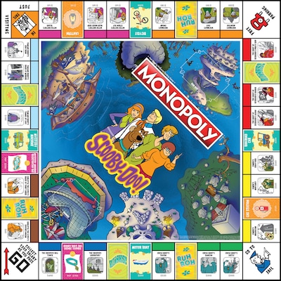 USAopoly MONOPOLY®: Scooby-Doo Board Game, Ages 8+ (USAMN010001)