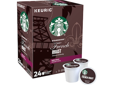 Starbucks French Roast Coffee Keurig® K-Cup® Pods, Dark Roast, 96/Carton (SBK18996CT)