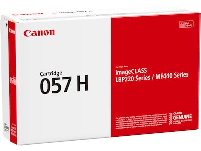 Canon 057H Black High Yield Toner Cartridge, Prints Up to 10,000 Pages (3010C001)