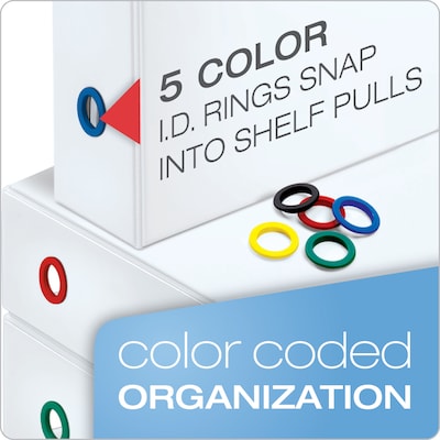 Cardinal FreeStand EasyOpen Heavy Duty 4" 3-Ring View Binders, D-Ring, White (43140)