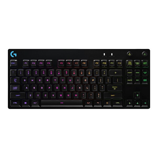 Logitech G PRO Mechanical Wired Gaming Keyboard, Black (920-009388) |  Quill.com