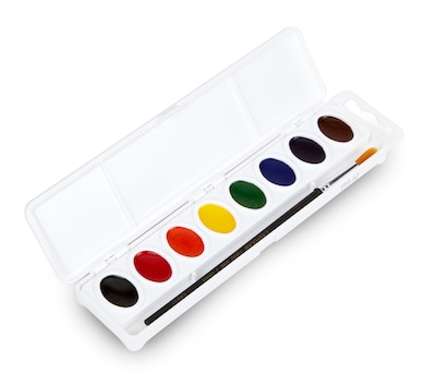 Crayola Watercolor Paint Trays - 8 Color - Basic Supplies - 1