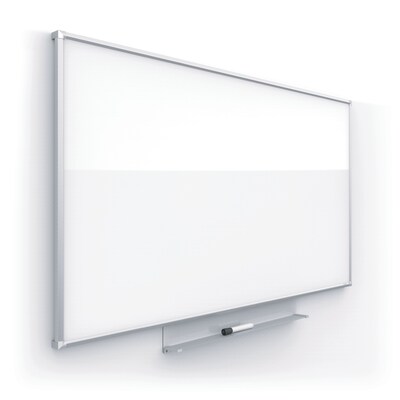 Silhouette™ Porcelain Dry Erase Whiteboard, Silver Aluminum Frame, 39x22 (CP3922)