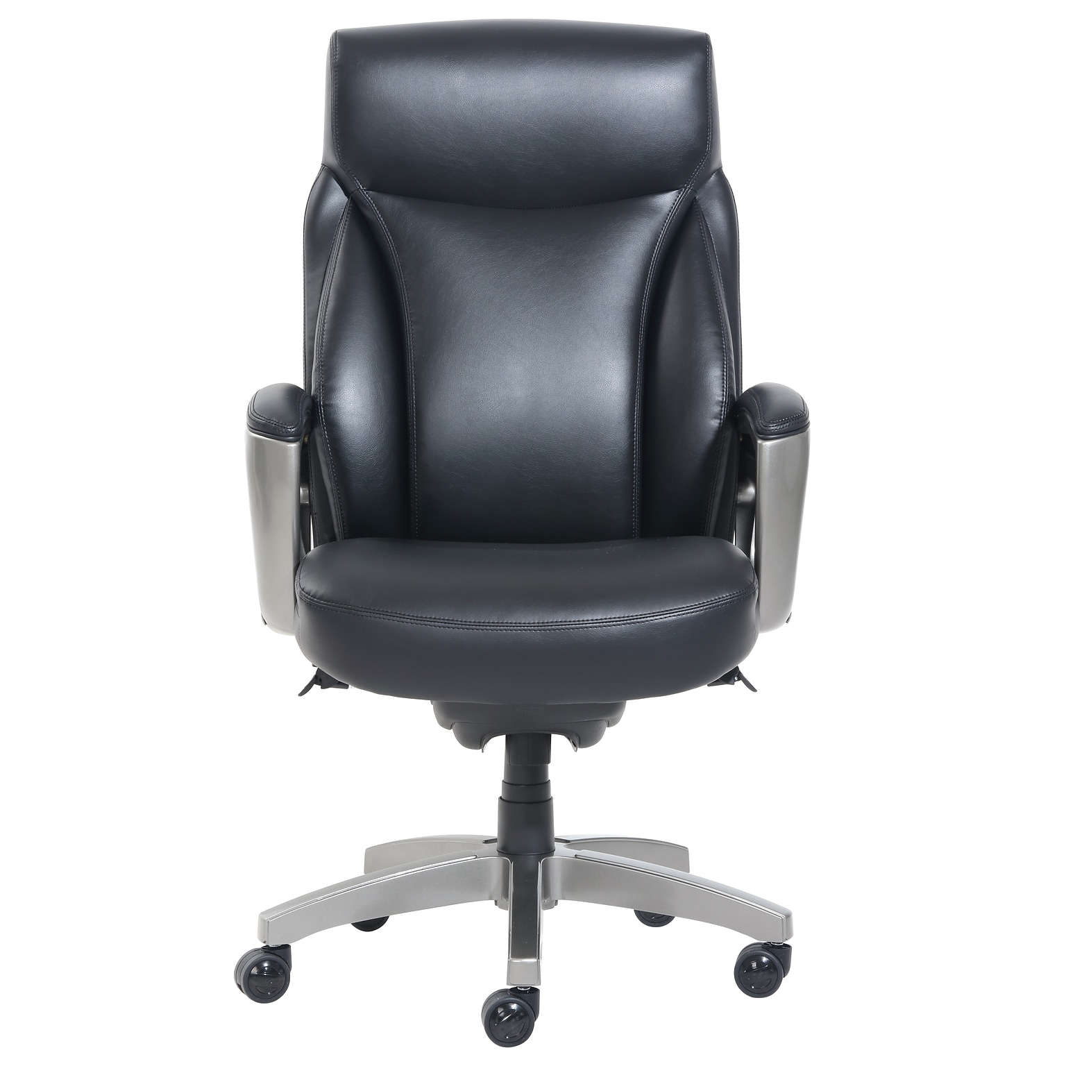 La-Z-Boy Arcadian Bonded Leather Executive Chair, Black (60009) | Quill.com