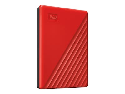 WD My Passport 2TB USB 3.2 Gen 1 External Hard Drive, Red  (WDBYVG0020BRD-WESN) | Quill.com