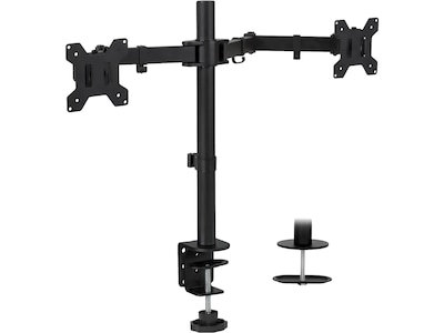 Mount-lt! Adjustable Full Motion Monitor Arm Mount, Up to 32 Monitor, Black (MI-2752L)